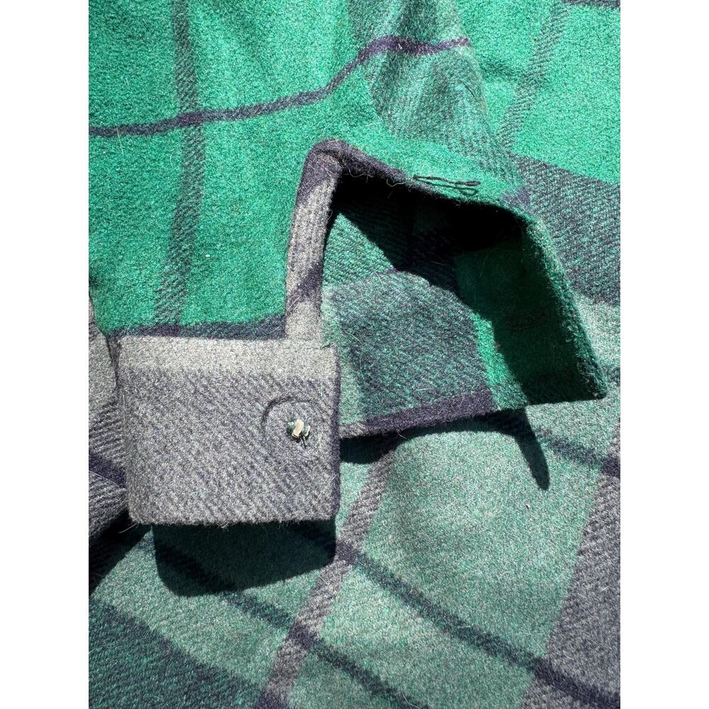 vintage size 8 Russ studio flannel womens repair both cuffs need new buttons - Picture 5 of 8